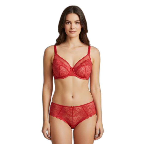HSIA Women's Coral Full Coverage Underwire Bra 34C - Picture 1 of 9